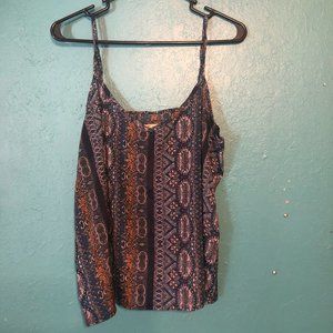 Hollister Paisley Tank Top